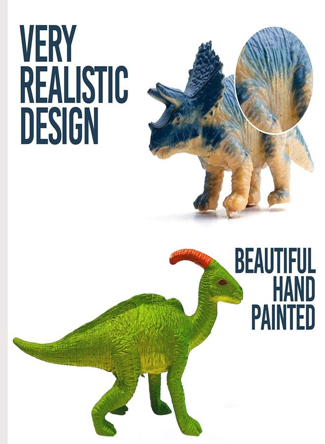 Mallexo Realistic Dinosaur Animal Toys for Kids 3+ Years | 8PCs Big Size Jurassic World Dino Animals Figure Set for Children| Birthday Gifts Jungle Safari Animal Dino Egg Toy Action Figurine (Dino 8) - Image 3